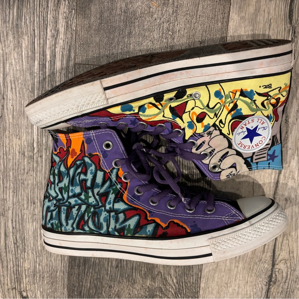Converse All Star Chuck Taylor Cope 2 Graffiti Men's Size 10 Women Size 12 Rare! - Picture 3 of 13